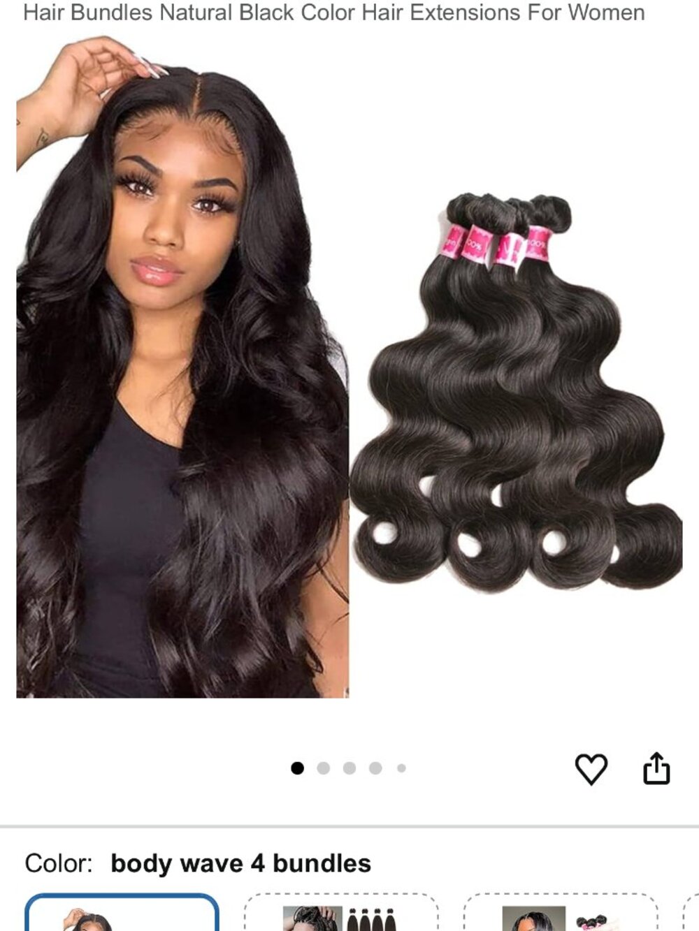 New Body Wave Human Hair 22 24 26 28 Inch 10A Brazilian Virgin Human Bundles